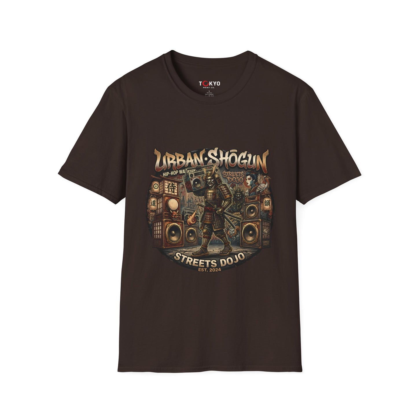 Urban Shogun T-Shirt — Streets Dojo Hip-Hop Samurai Graphic Tee