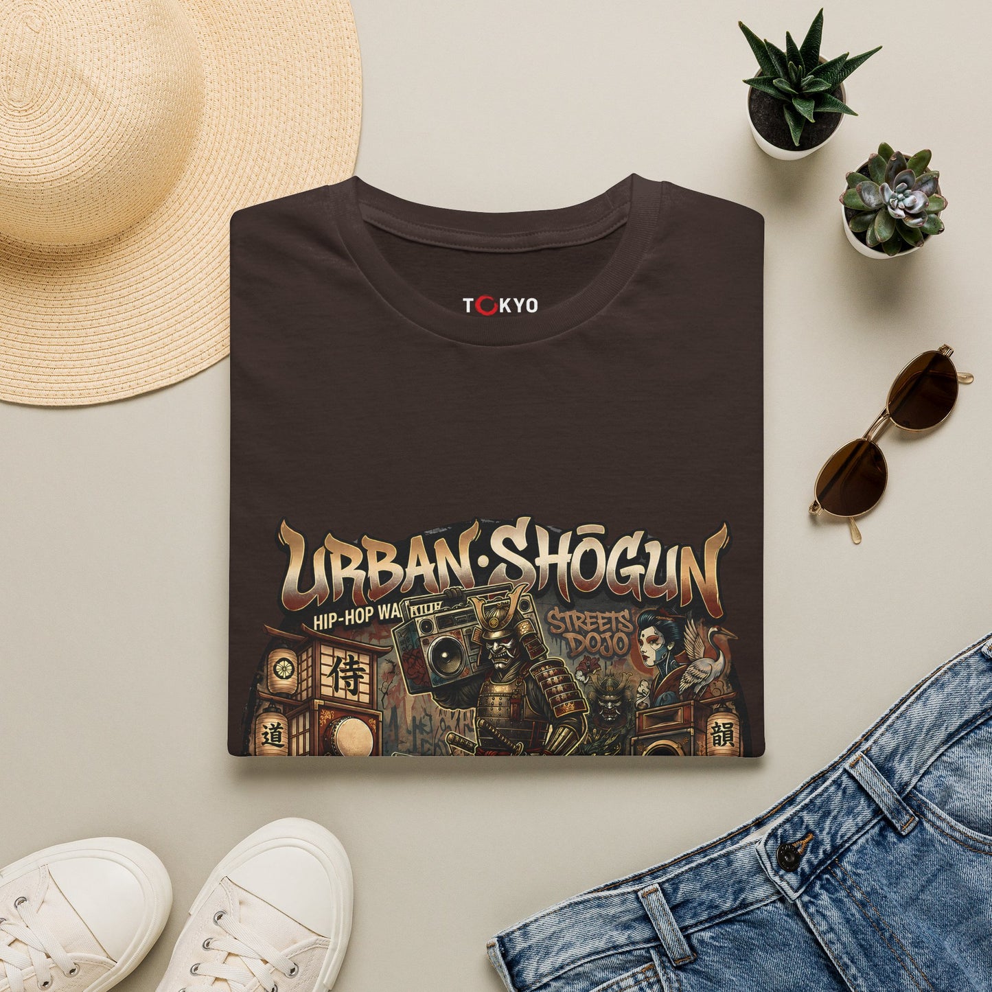 Urban Shogun T‑Shirt — Hip‑Hop Streets Dojo Graphic Tee