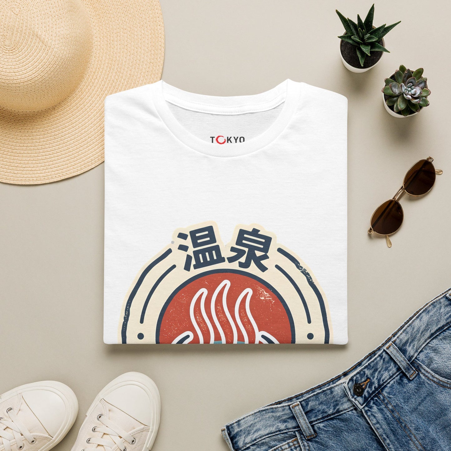 Hot Springs Japan T-Shirt — Onsen Vintage Logo Tee
