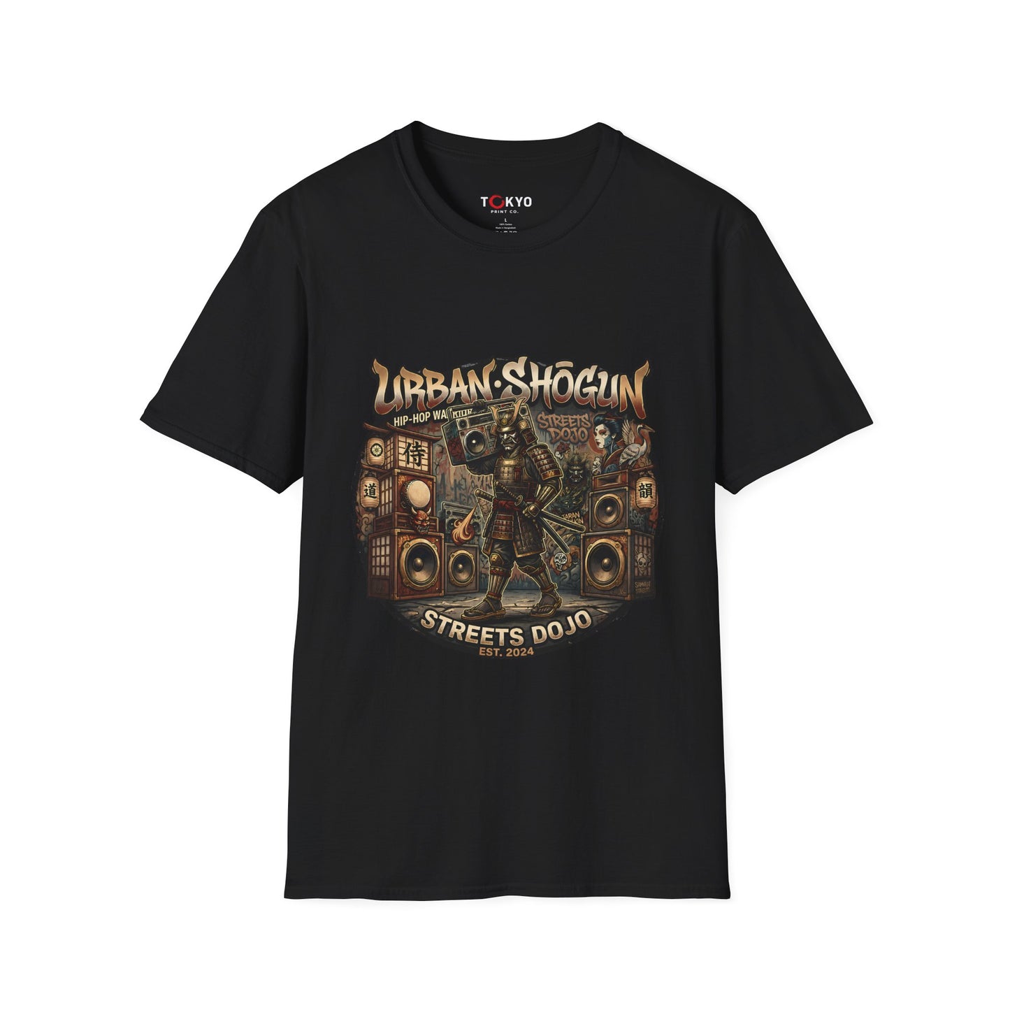 Urban Shogun T-Shirt — Streets Dojo Hip-Hop Samurai Graphic Tee