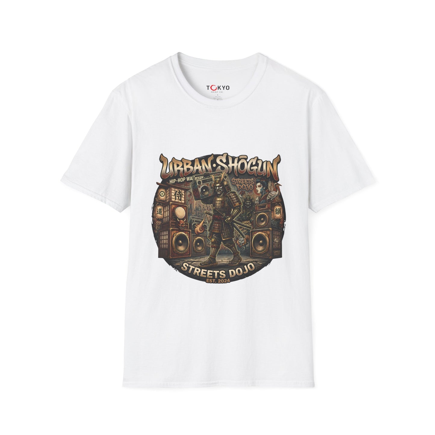 Urban Shogun T-Shirt — Streets Dojo Hip-Hop Samurai Graphic Tee