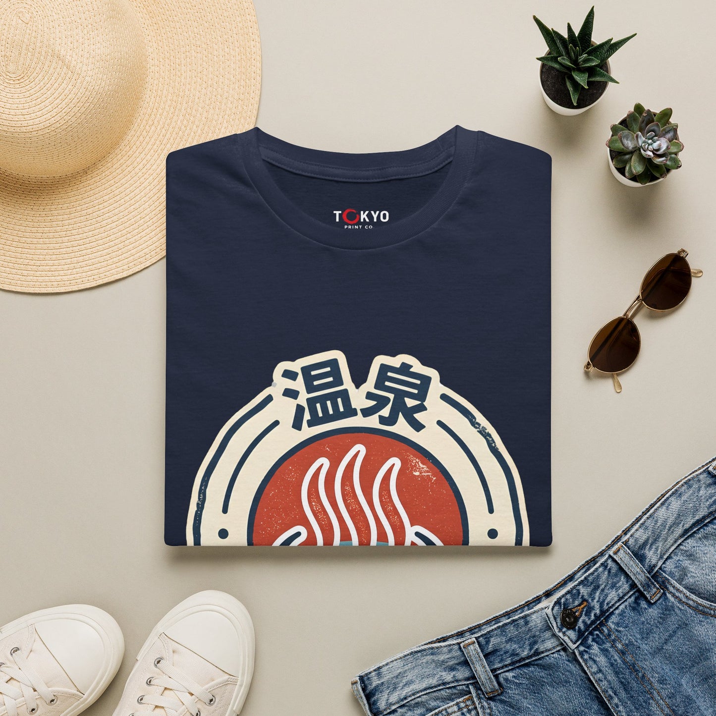 Hot Springs Japan T-Shirt — Onsen Vintage Logo Tee