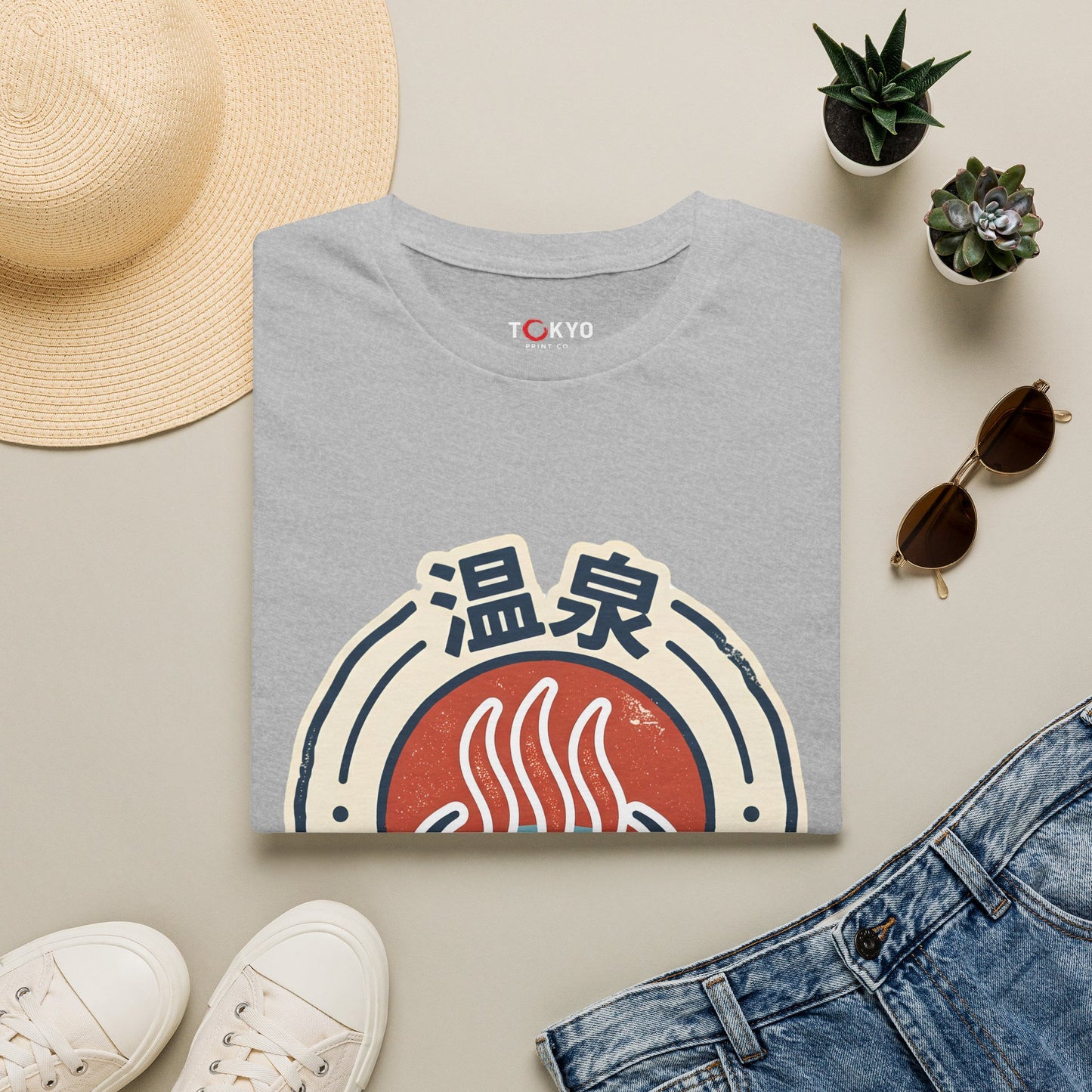 Hot Springs Japan T-Shirt — Onsen Vintage Logo Tee