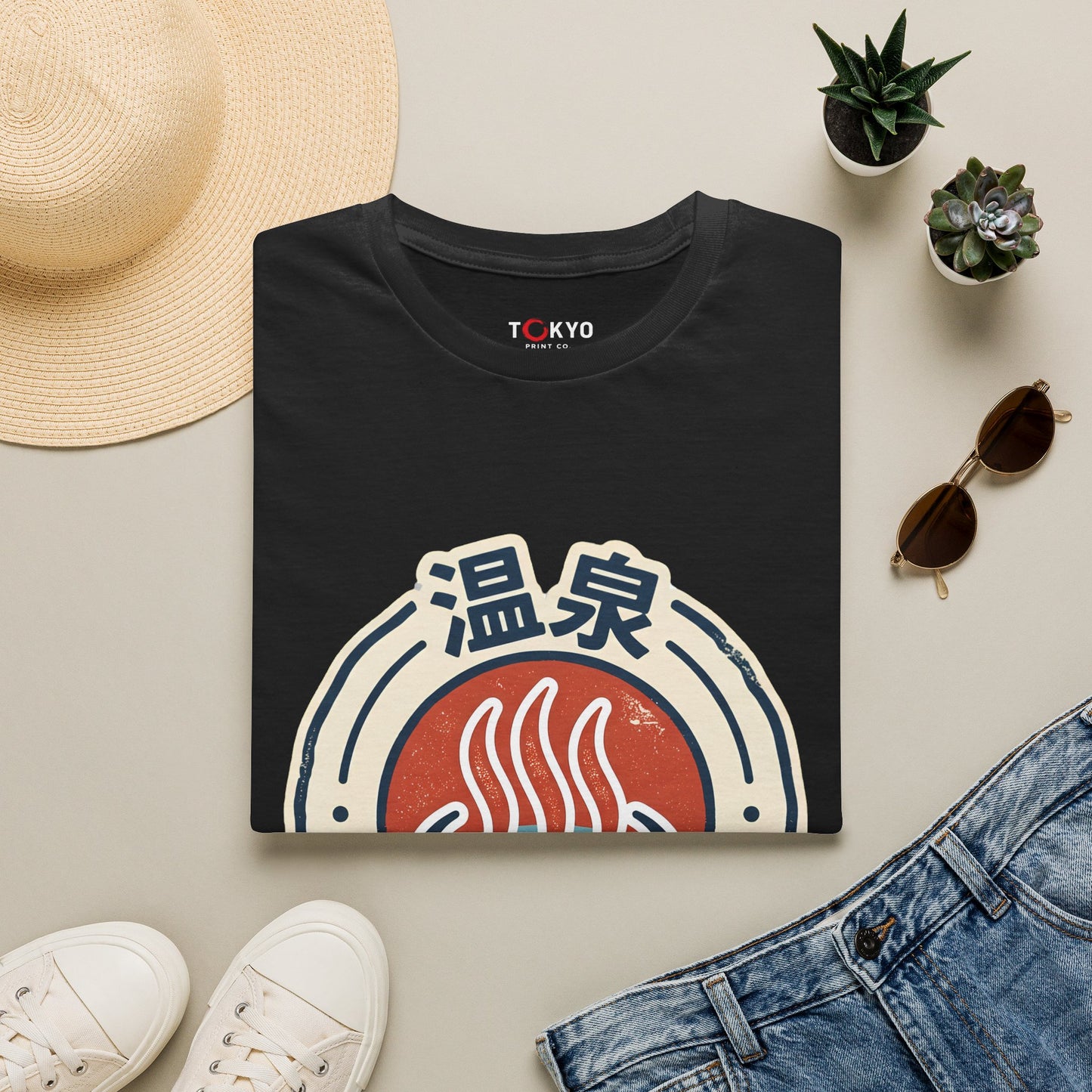 Hot Springs Japan T-Shirt — Onsen Vintage Logo Tee